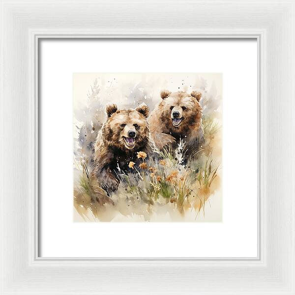 Meadow Frolics - Framed Print