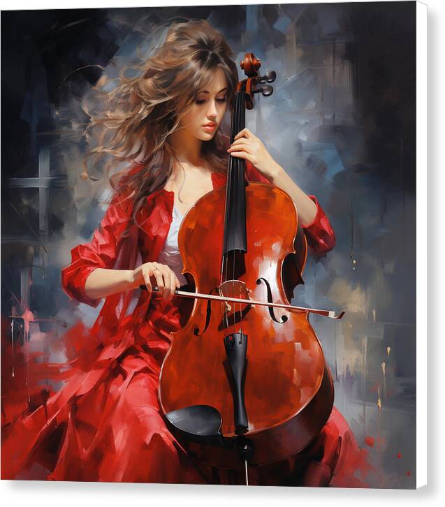 Melodic Passion - Canvas Print