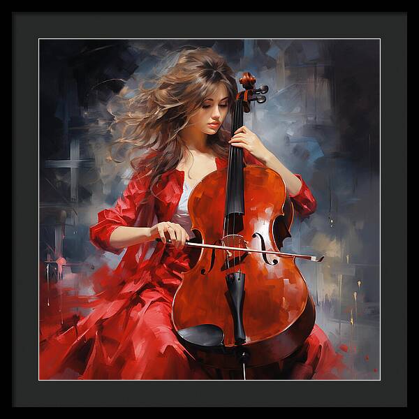 Melodic Passion - Framed Print