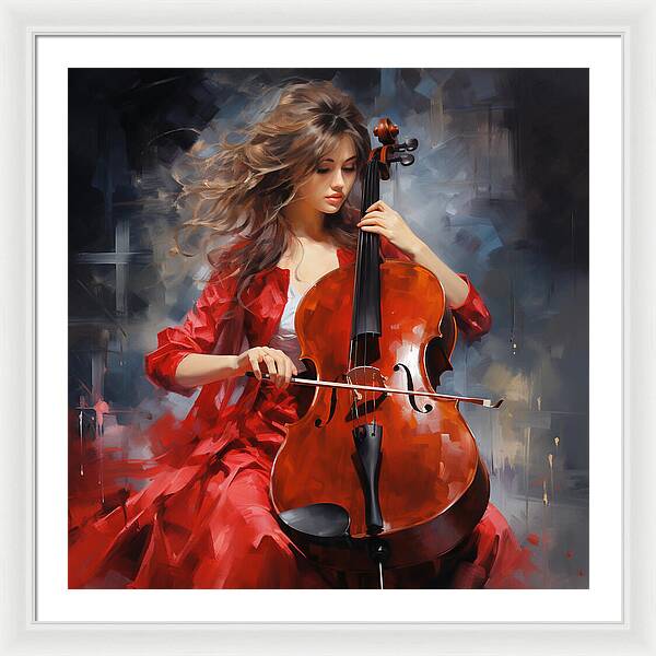 Melodic Passion - Framed Print