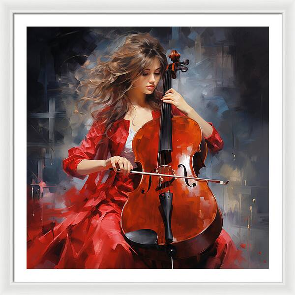 Melodic Passion - Framed Print