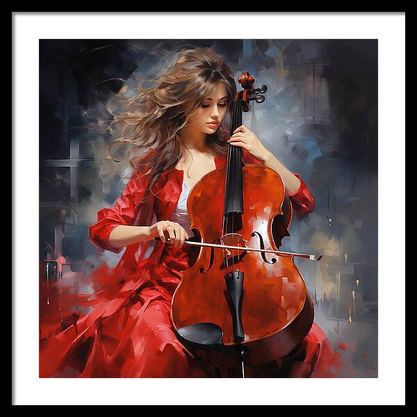 Melodic Passion - Framed Print