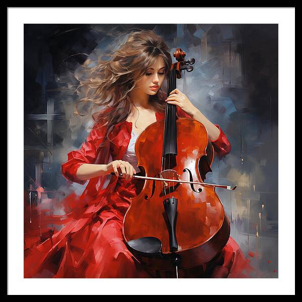 Melodic Passion - Framed Print