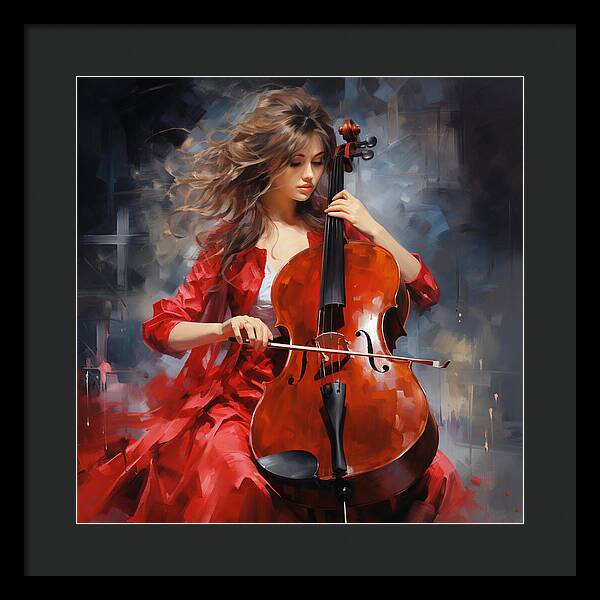Melodic Passion - Framed Print