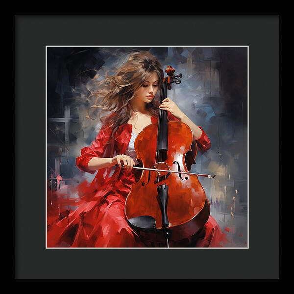 Melodic Passion - Framed Print