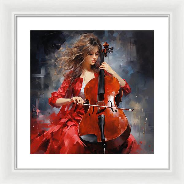 Melodic Passion - Framed Print
