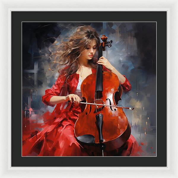Melodic Passion - Framed Print