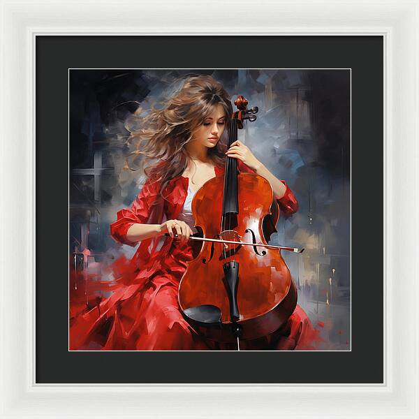 Melodic Passion - Framed Print