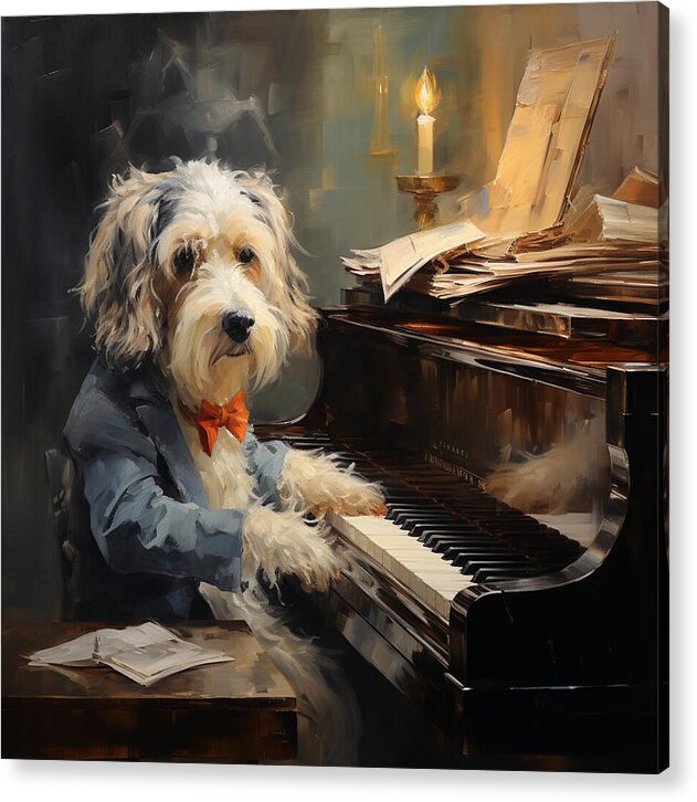 Melodic Paws - Acrylic Print