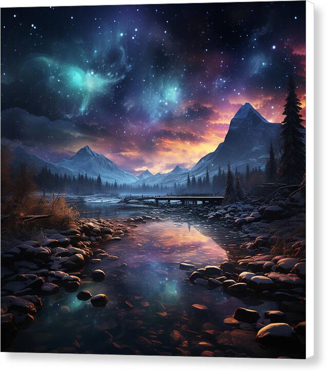 Midnight Mirage - Canvas Print