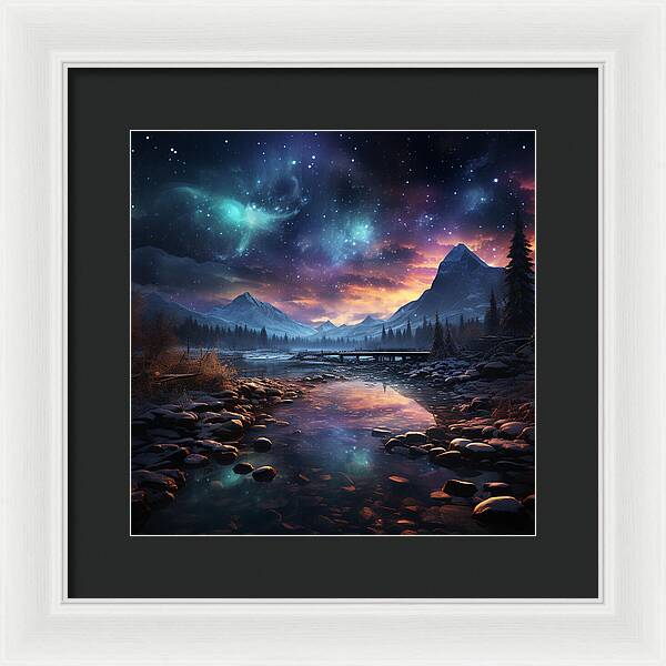 Midnight Mirage - Framed Print