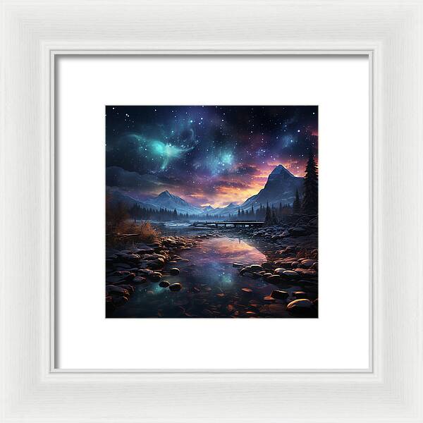 Midnight Mirage - Framed Print