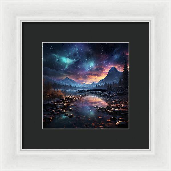 Midnight Mirage - Framed Print