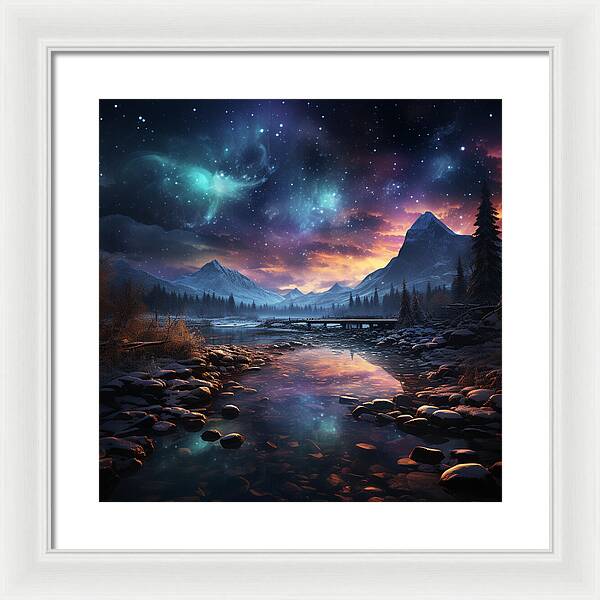 Midnight Mirage - Framed Print