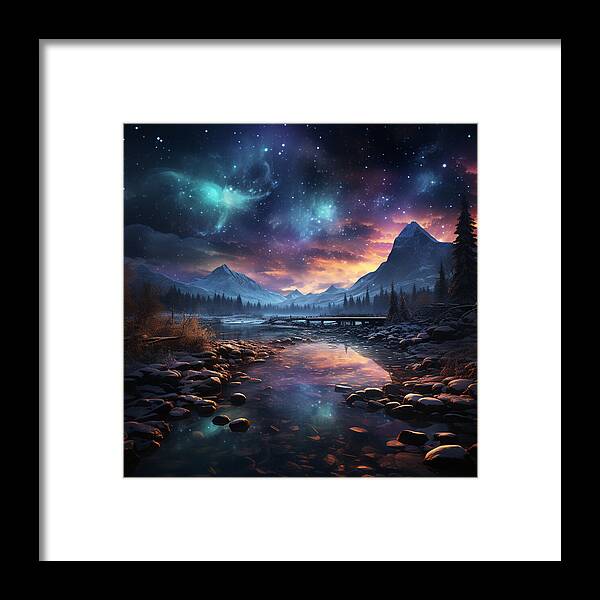 Midnight Mirage - Framed Print