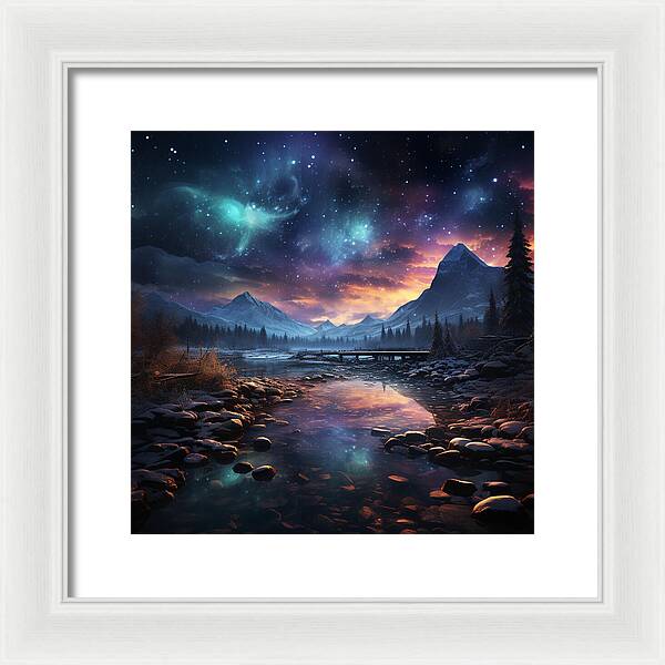 Midnight Mirage - Framed Print