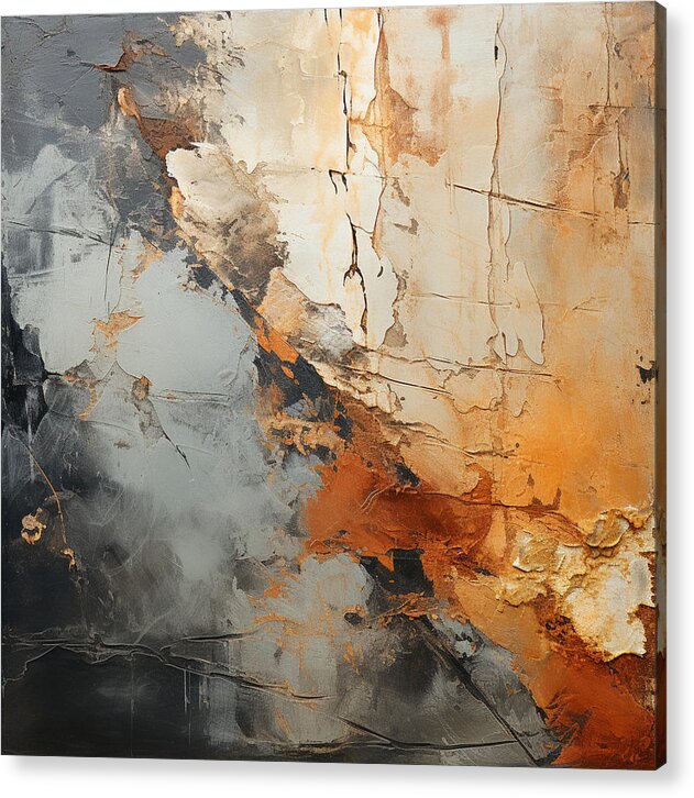 Mocha Marbling's - Acrylic Print