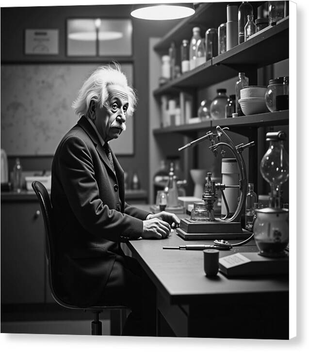 Moment Before Revelation Dark - Canvas Print