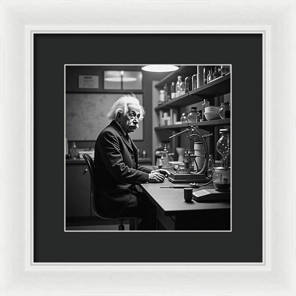 Moment Before Revelation Dark - Framed Print