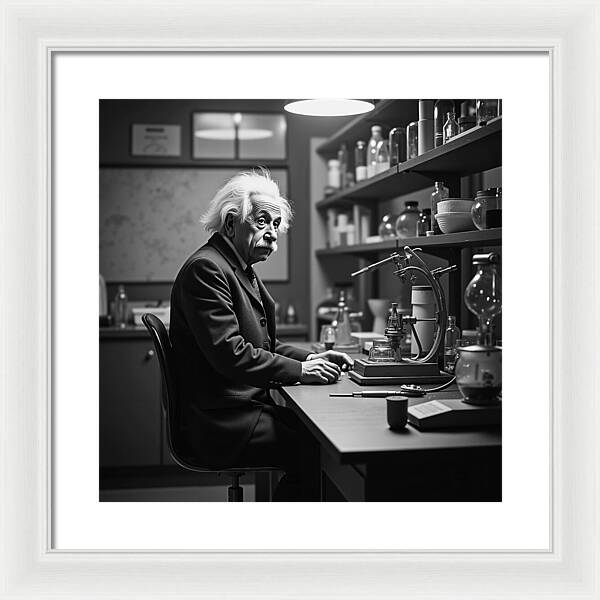 Moment Before Revelation Dark - Framed Print