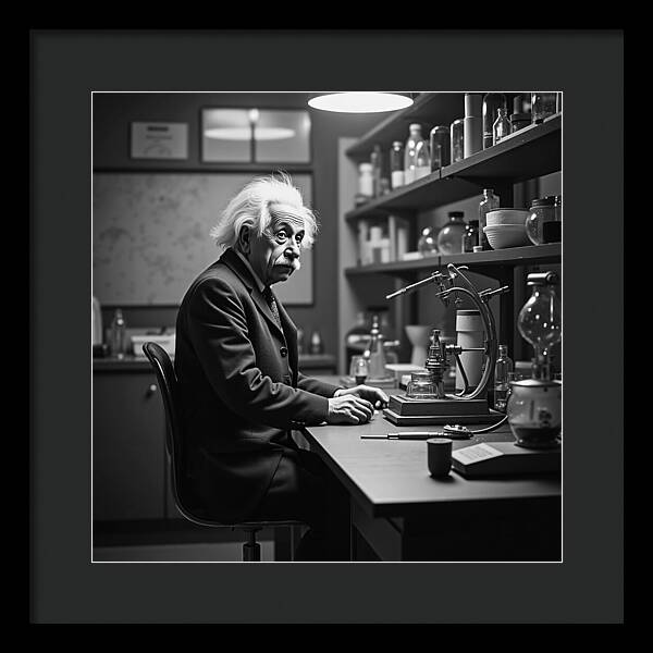 Moment Before Revelation Dark - Framed Print