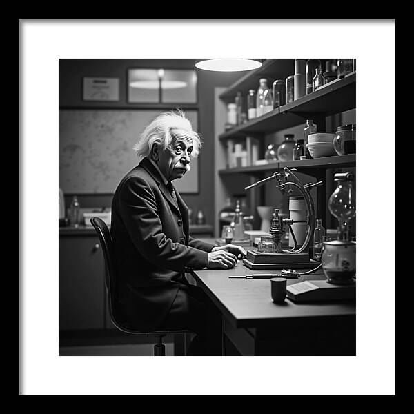 Moment Before Revelation Dark - Framed Print