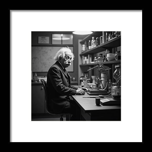 Moment Before Revelation Dark - Framed Print