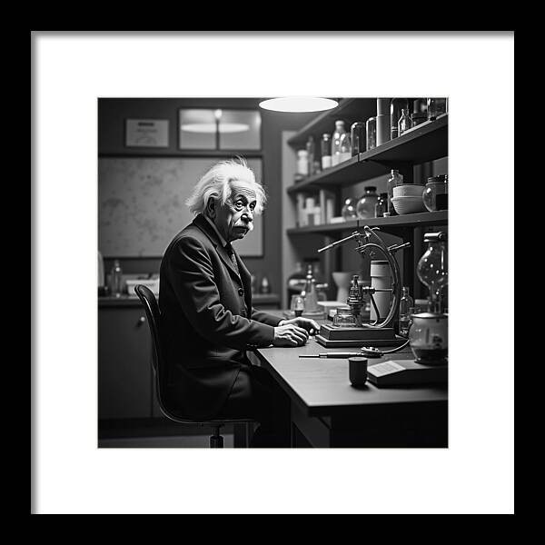 Moment Before Revelation Dark - Framed Print