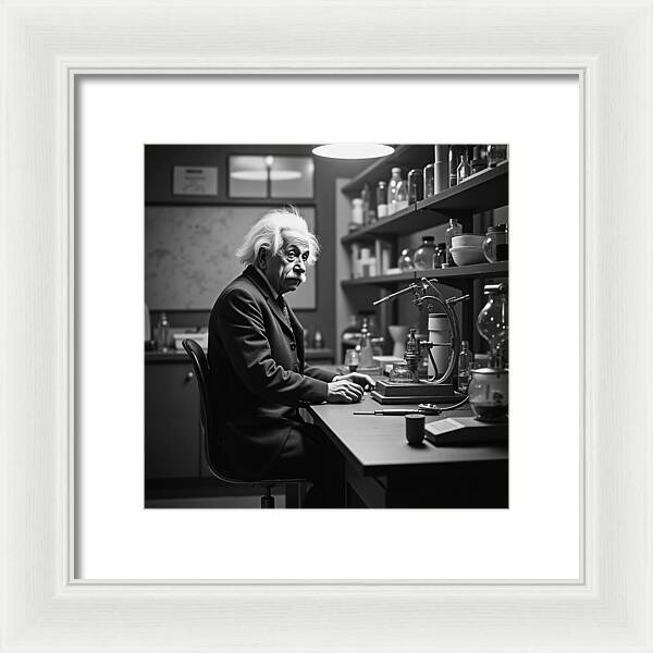 Moment Before Revelation Dark - Framed Print