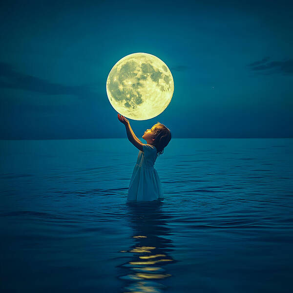 Moon Catcher - Art Print