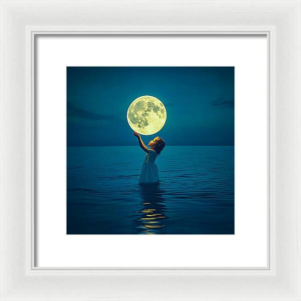 Moon Catcher - Framed Print