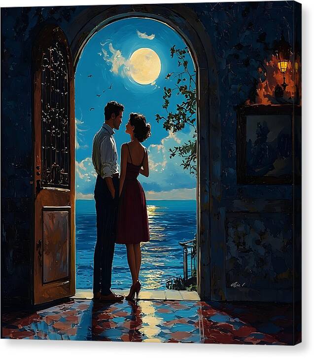 Moonlit Whispers - Canvas Print