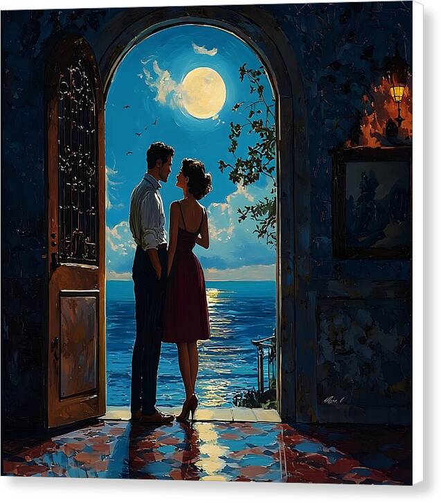 Moonlit Whispers - Canvas Print