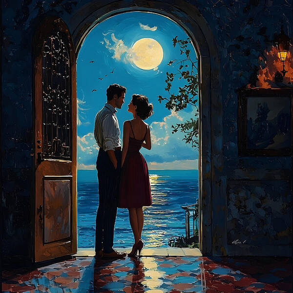 Moonlit Whispers - Art Print