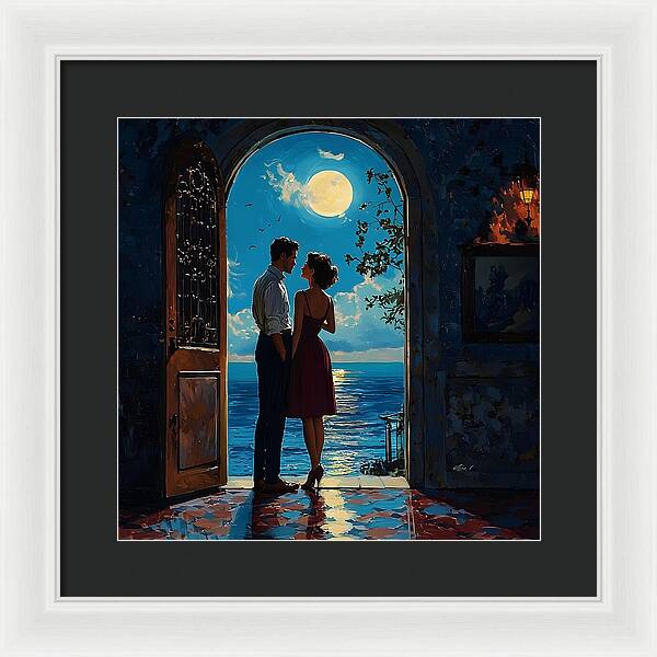 Moonlit Whispers - Framed Print