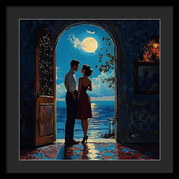 Moonlit Whispers - Framed Print