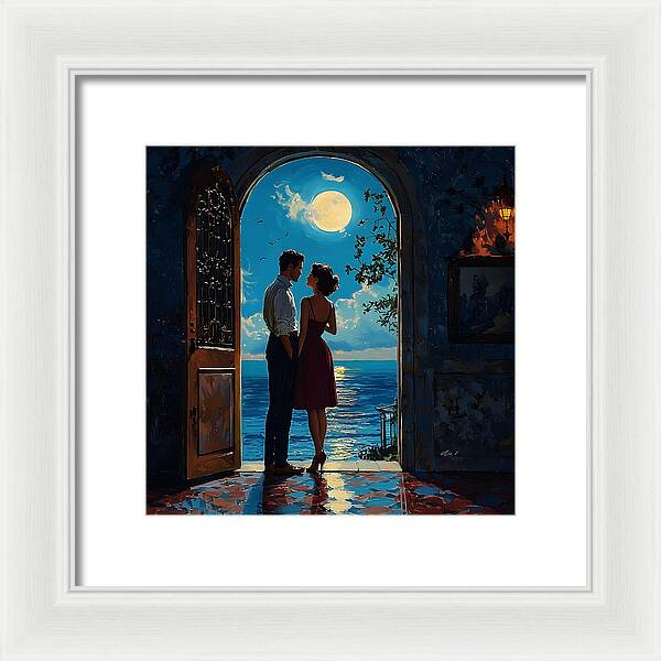 Moonlit Whispers - Framed Print