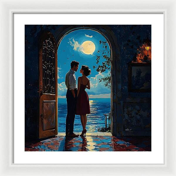 Moonlit Whispers - Framed Print