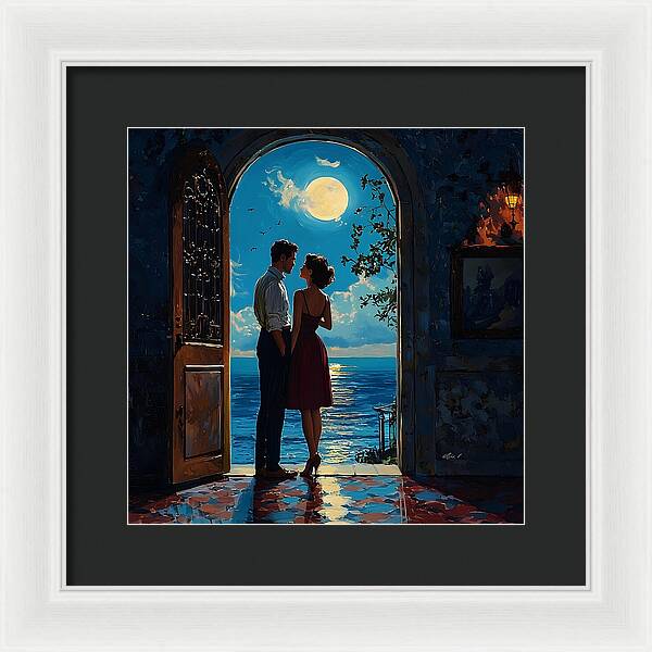 Moonlit Whispers - Framed Print