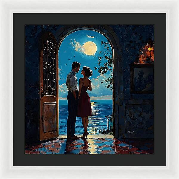 Moonlit Whispers - Framed Print