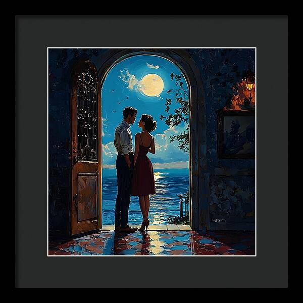 Moonlit Whispers - Framed Print