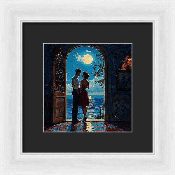 Moonlit Whispers - Framed Print
