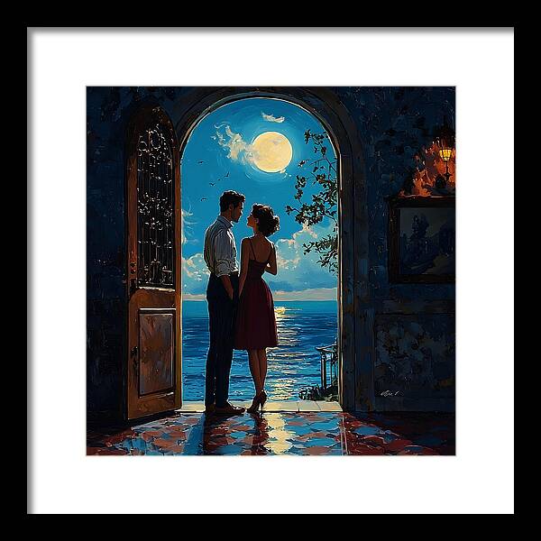 Moonlit Whispers - Framed Print