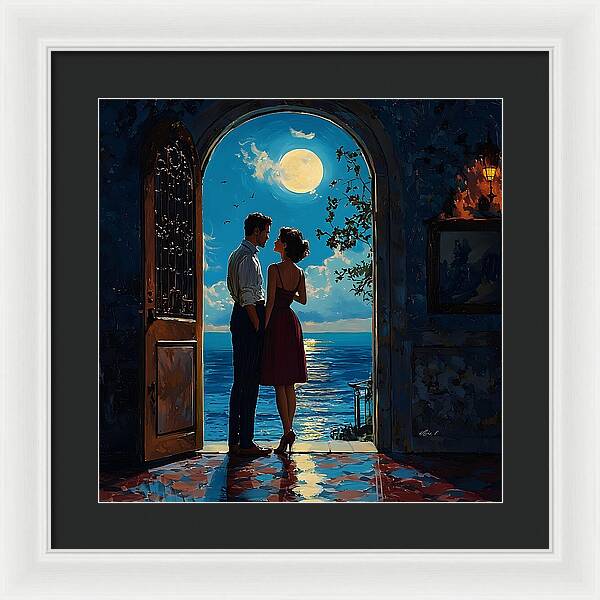 Moonlit Whispers - Framed Print