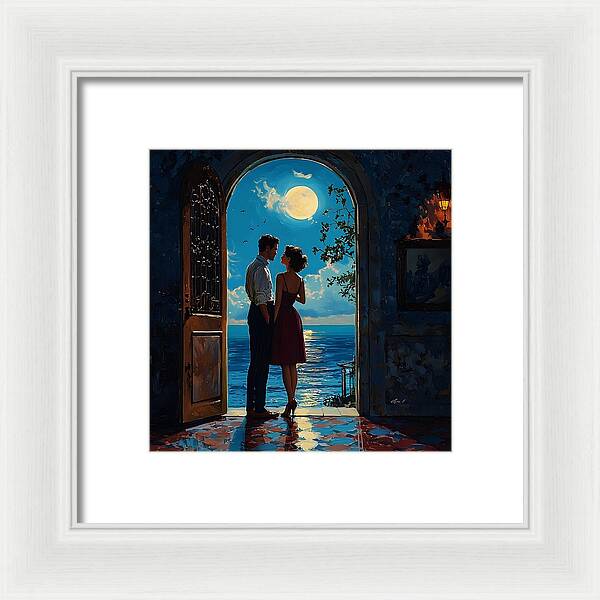 Moonlit Whispers - Framed Print