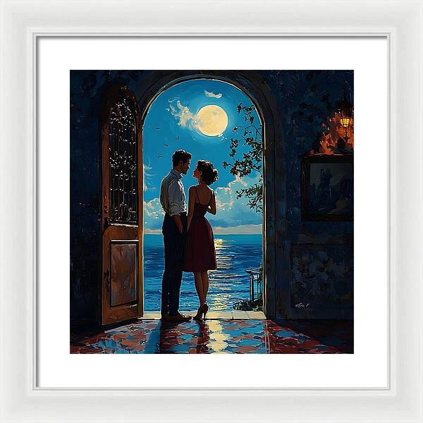Moonlit Whispers - Framed Print