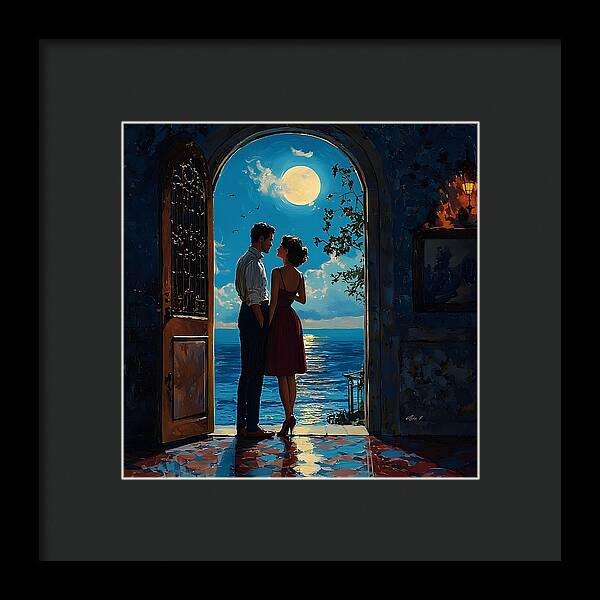 Moonlit Whispers - Framed Print