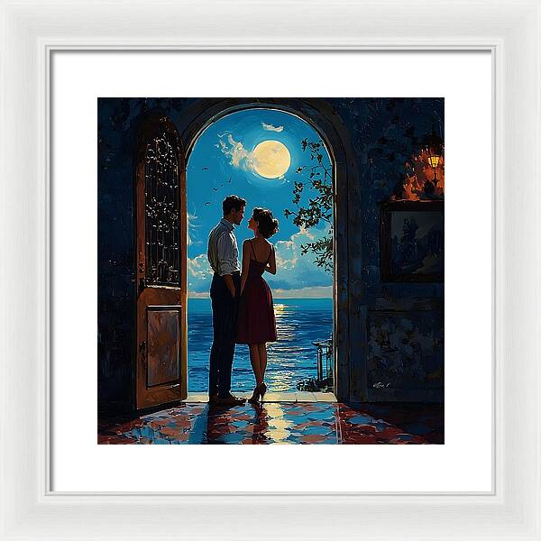 Moonlit Whispers - Framed Print