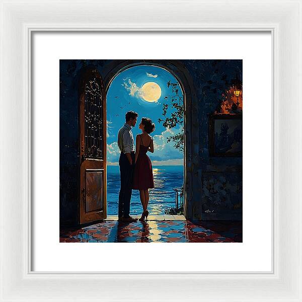 Moonlit Whispers - Framed Print