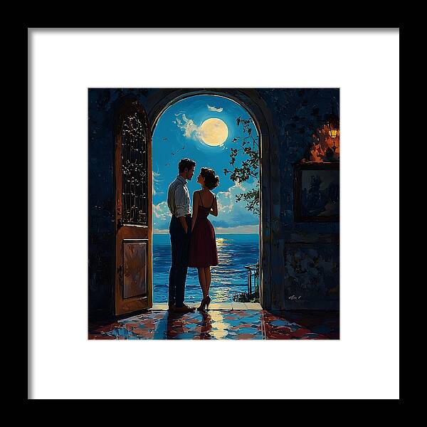 Moonlit Whispers - Framed Print